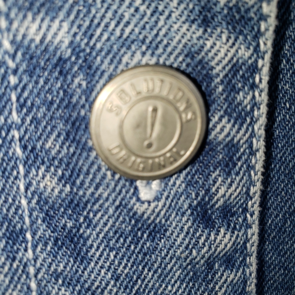 Women’s denim vest jean Solutions M medium - Picture 4 of 8
